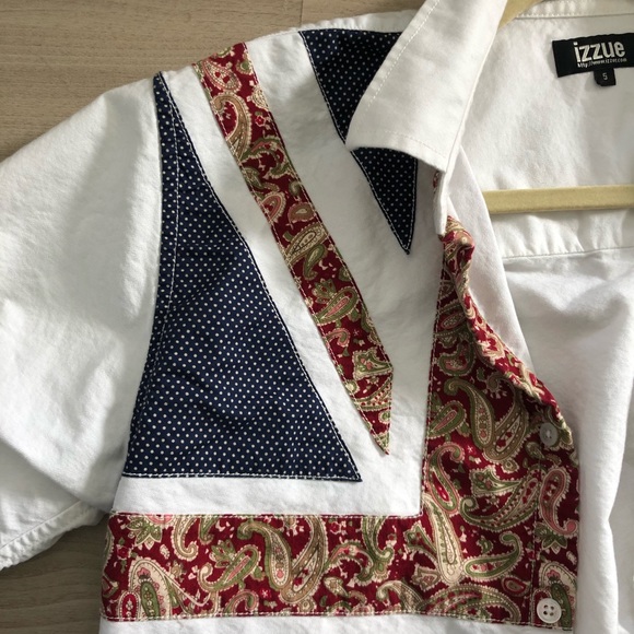 Izzue men’s short-sleeve button up, size 5 or XXL - Picture 2 of 4